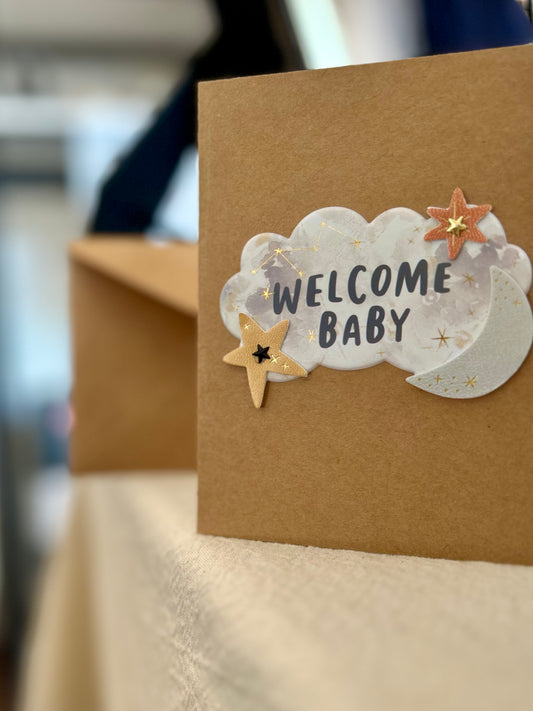 Welcome Baby Handmade Card