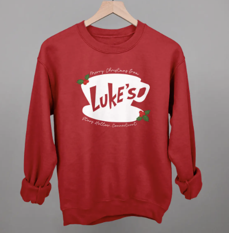 Pre-Order Merry Christmas from Luke's Sweatshirt (Red)