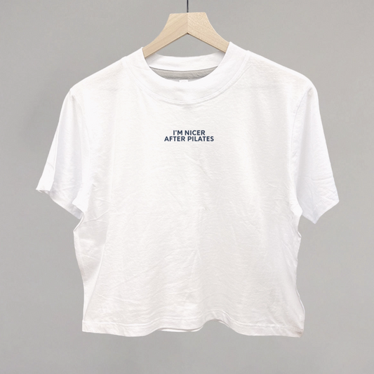 I'm Nicer After Pilates Boxy Tee