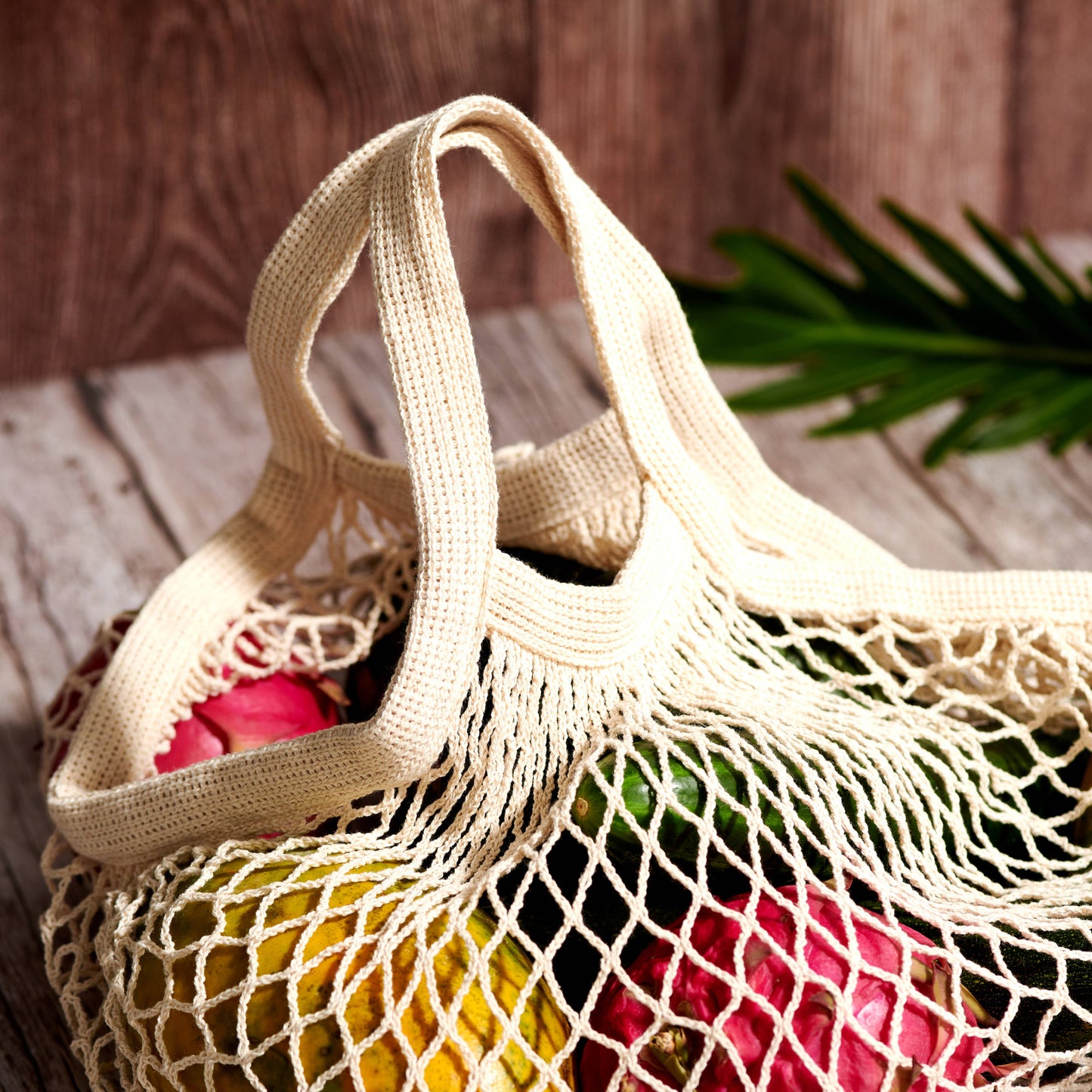Cotton Mesh Market Tote