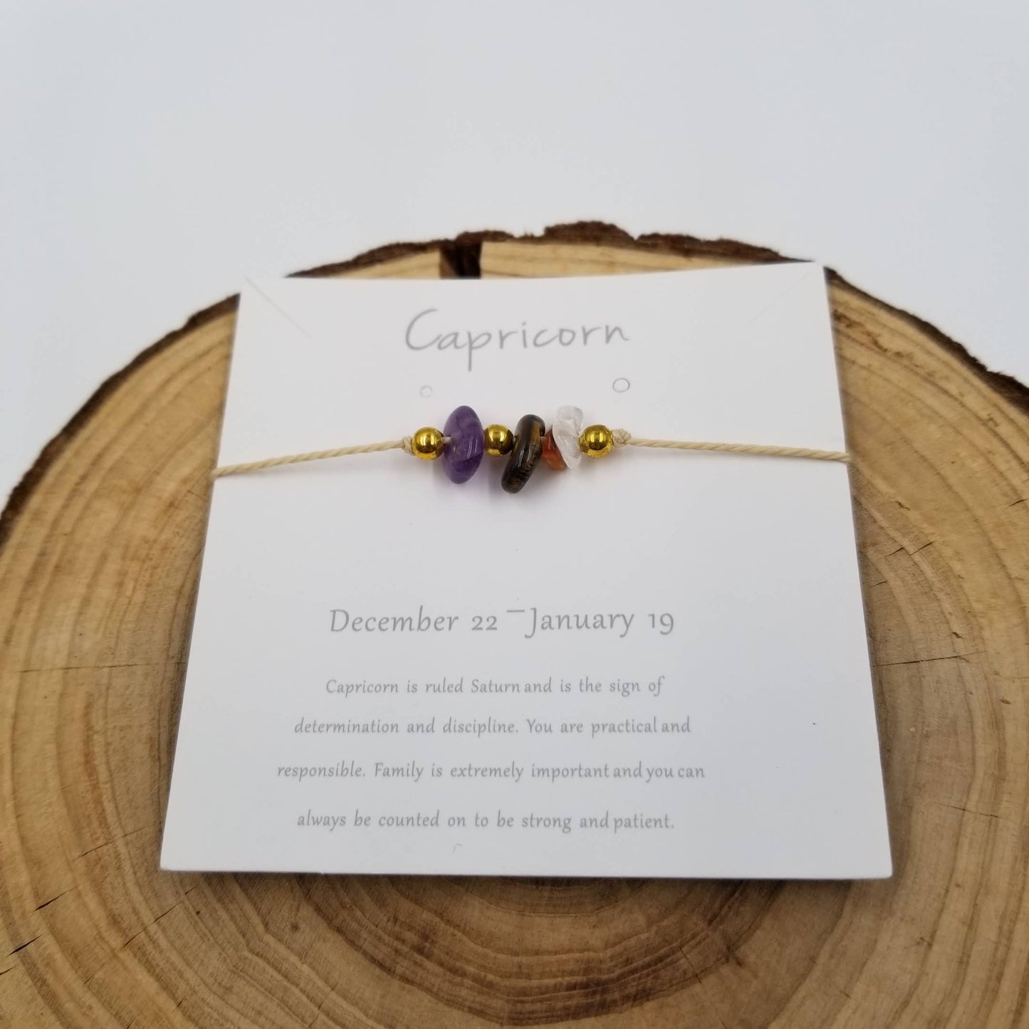 Handmade Zodiac Natural Stone Constellation Bracelet