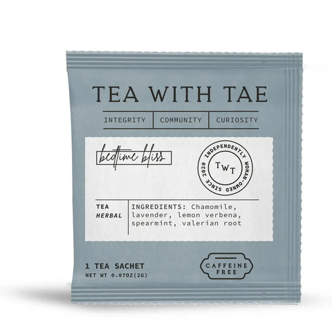 Bedtime Bliss Herbal Tea - Individually Wrapped Tea Bag