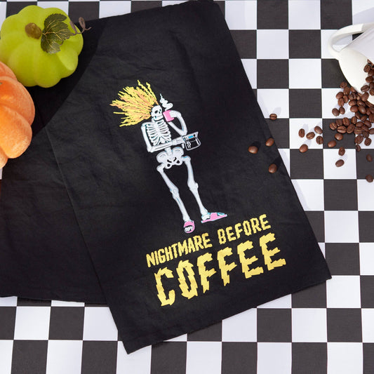 Nightmare Before Coffee Towel