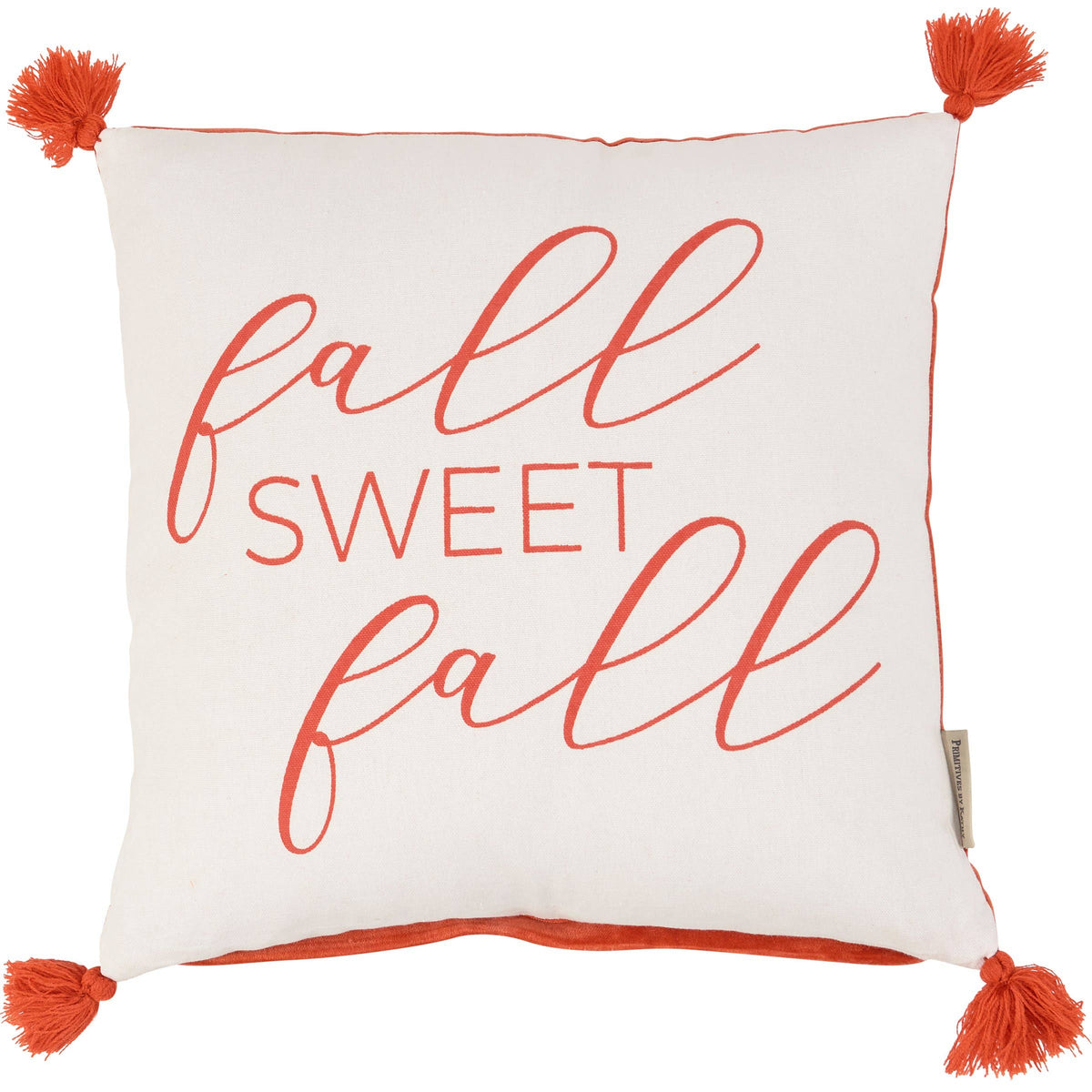 Orange Fall Sweet Fall Throw Pillow