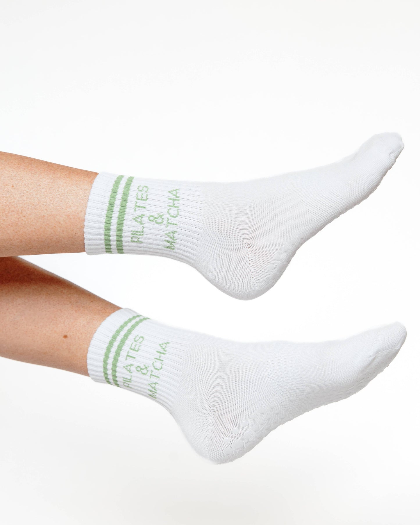 Pilates & Matcha Grip Socks