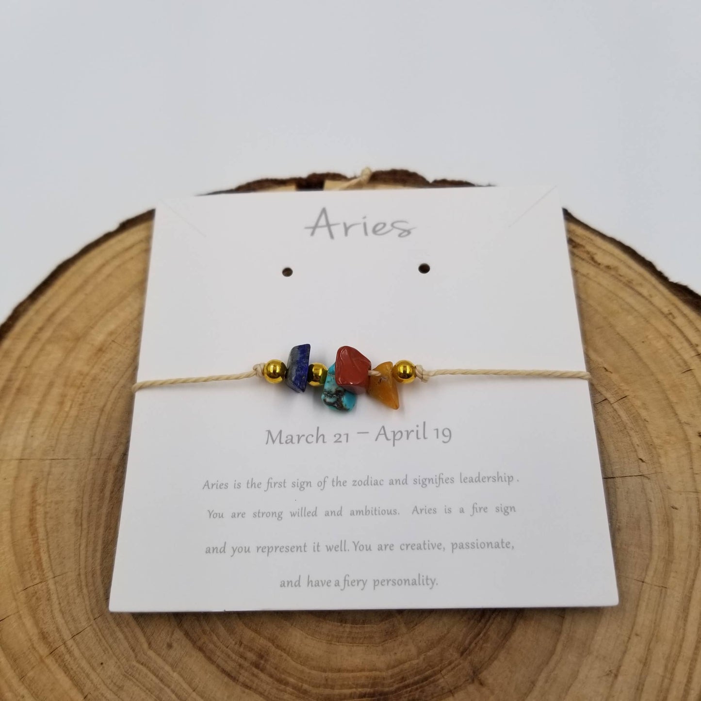 Handmade Zodiac Natural Stone Constellation Bracelet