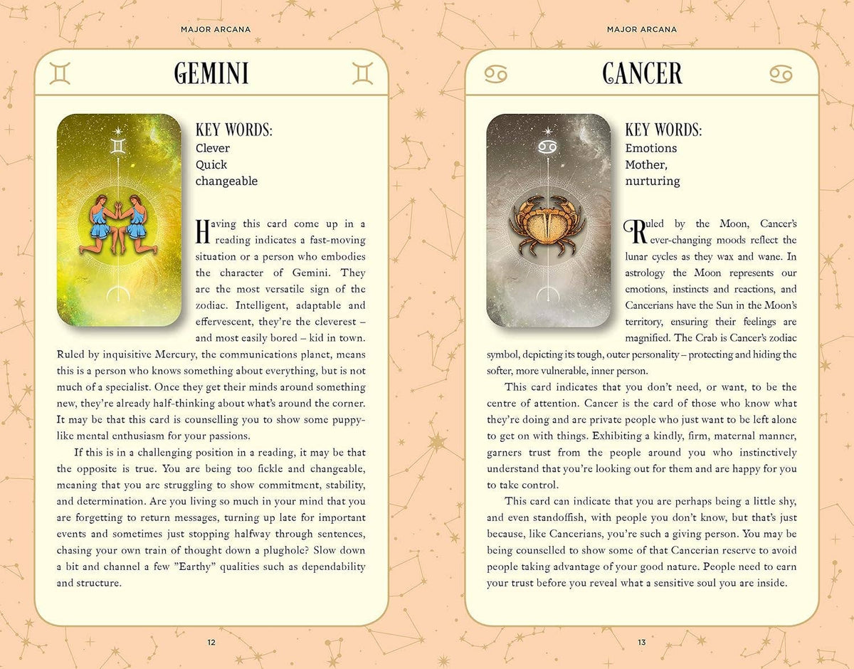 Astrological Tarot Book & Card Deck (Arcturus Oracle Kits)
