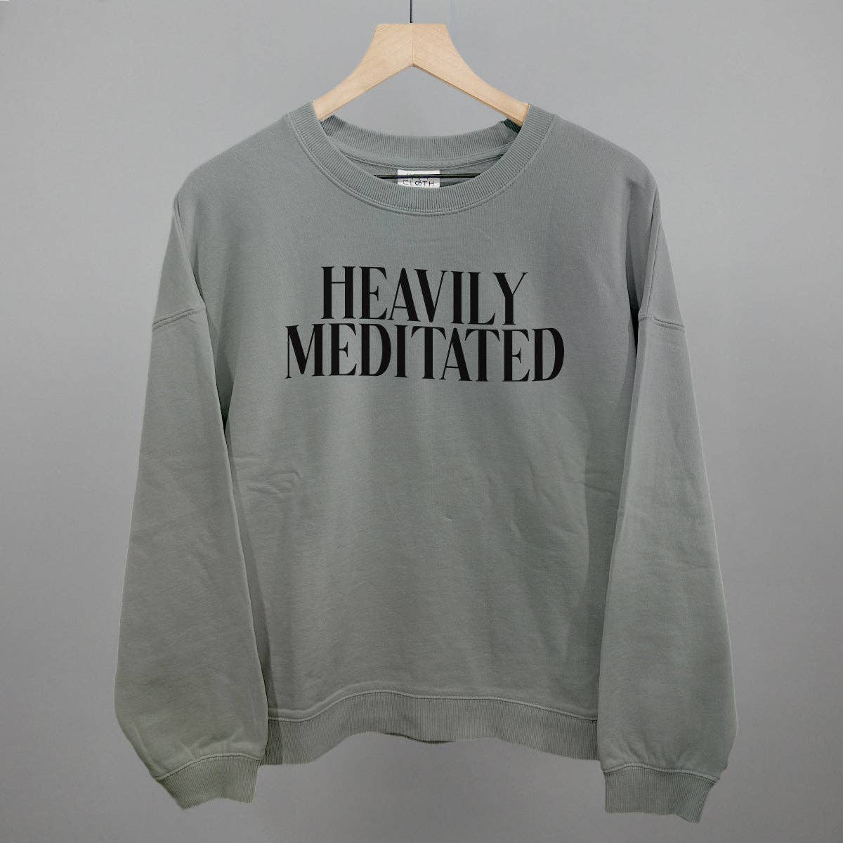 Heavily Meditated: Oatmeal / L / Sweatshirt