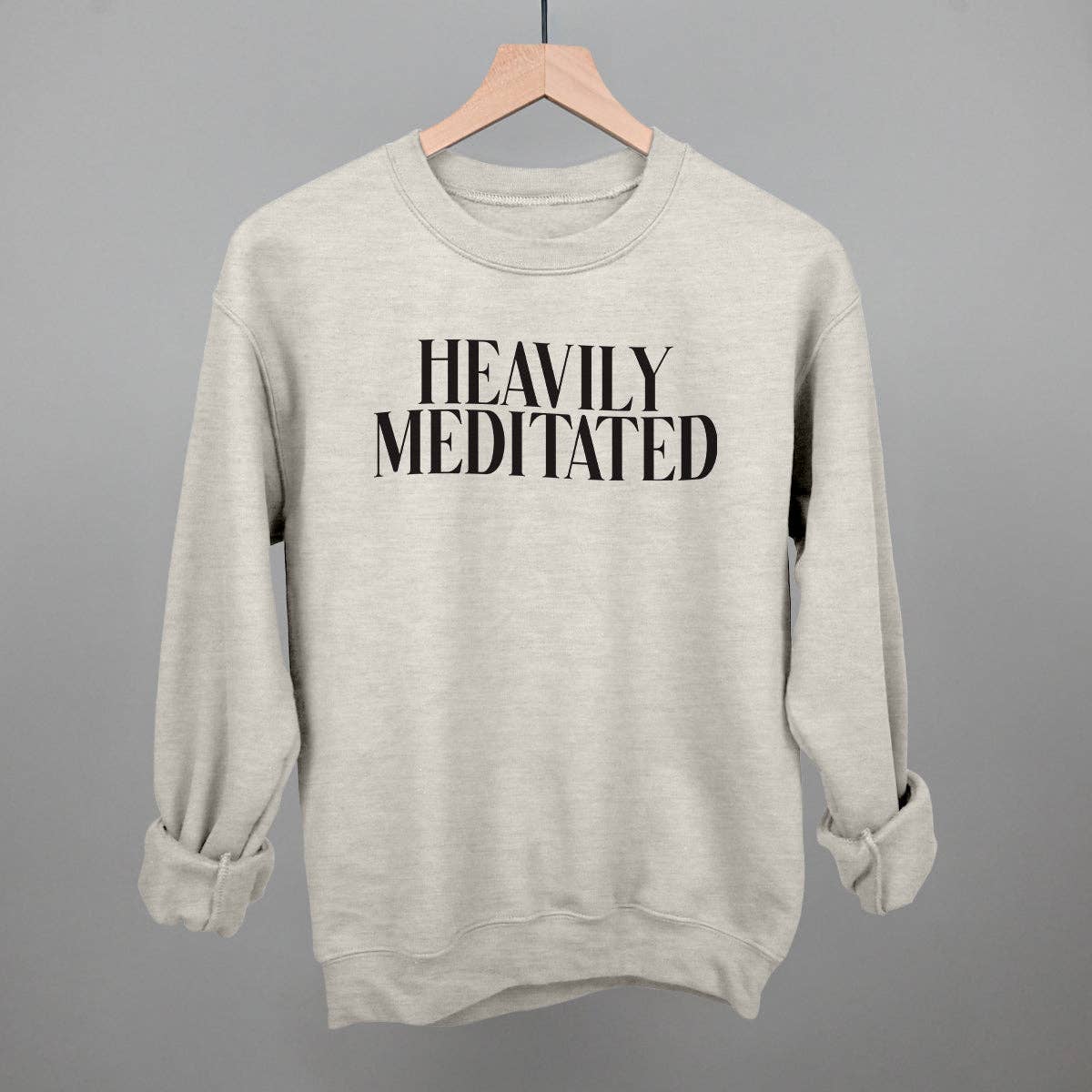 Heavily Meditated: Oatmeal / L / Sweatshirt