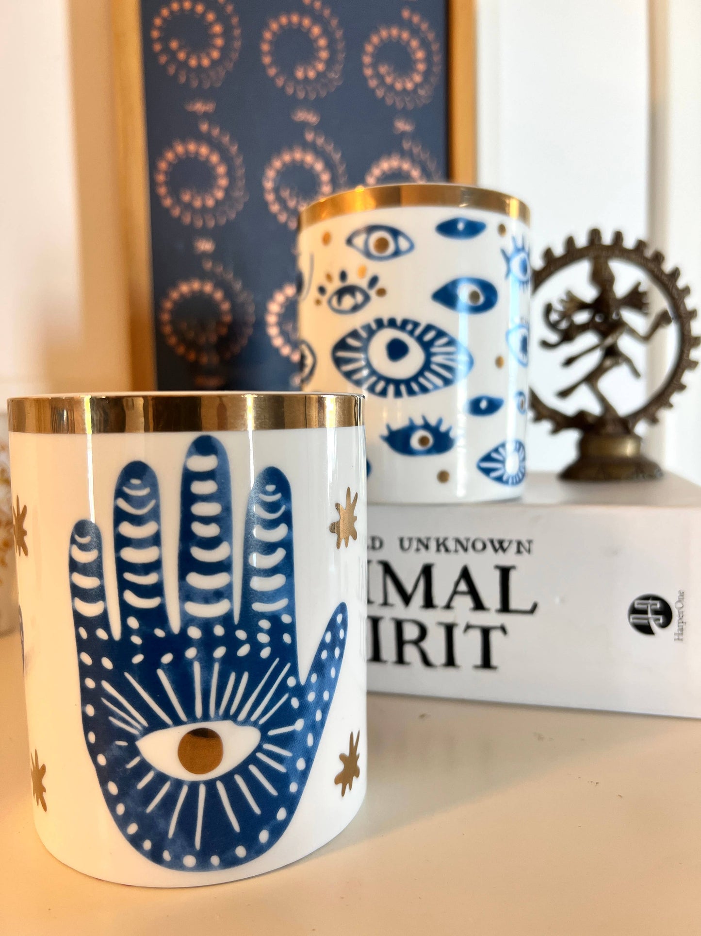 Grounding Hamsa Candle