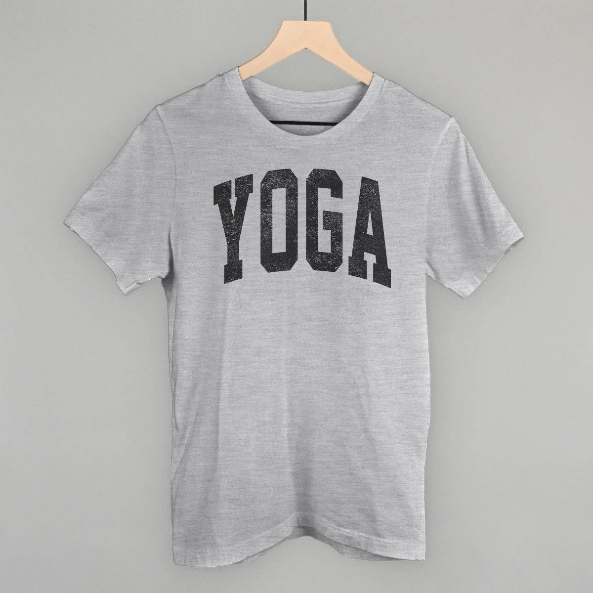 Yoga Arch: Heather Grey / S / Oversized Varsity Crew
