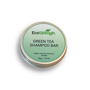 Organic Green Tea Shampoo Bar With Travel Tin